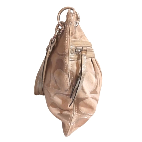 Coach Metallic Signature Jacquard Shoulder Bag - Picture 2 of 13